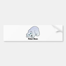 Polar Bear. Polar Bear Bumper Sticker