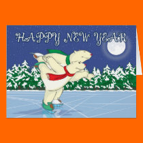Polar Bears Skating cards