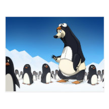 Polar Penguin Postcards