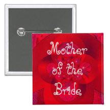 polar red, Mother of the Bride Pins