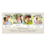Polaroid Prints Save The Date Photo Cards - Khaki