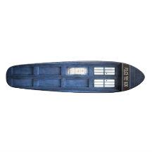 Police Call Box Skateboard Oldschool