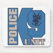 Police K9 Unit Dog Mousepads