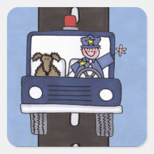 police man sticker