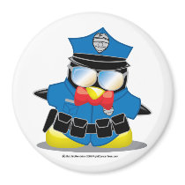 Police Penguin magnets