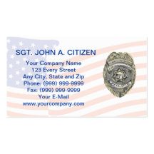 police sheriff deputy law enforcement card business card templates