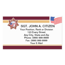 police sheriff deputy law enforcement card business card templates
