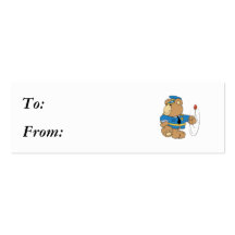 Policeman Cop Bear Business Card