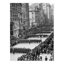 Policemen's Parade on 5th Ave, NYC: 1900 Post Cards