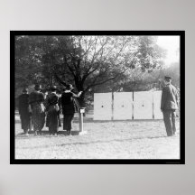 Policewomen at the Firing Range 1920 Posters