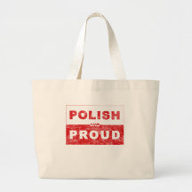 Polish and Proud Flag Tote Bag