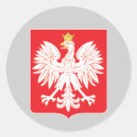 Polish Eagle Red Shield Sticker
