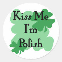 Polish Round Sticker