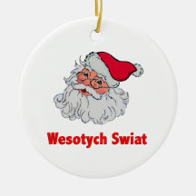 Polish Santa Claus #2 Christmas Ornaments