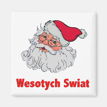 Polish Santa Claus #2 Refrigerator Magnet