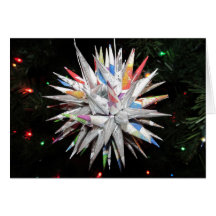 Polish Star Ornament Card