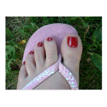 Polished Toes Beauty or Salon Postcards