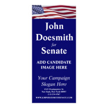 Politcal Election Campaign Rack Card Template