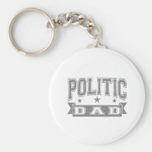 Politic Dad Keychain