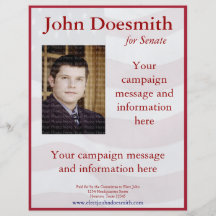 Political Campaign Flyer Template