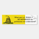 Politicians . . . bumper sticker