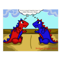 politics in the sandbox postcard