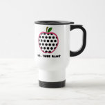 Polka Dot Apple Teacher Coffee Mug