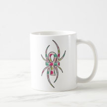Polka Dot Cross Coffee Mug