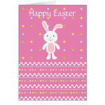 Polka Dot Easter Bunny Card