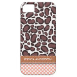 Polka Dot Leopard Print iPhone 5 Case-Mate