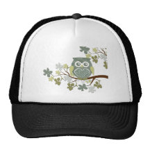 Polka Dot Owl in Tree Hats