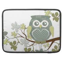 Polka Dot Owl in Tree MacBook Pro Sleeve