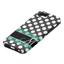 Polka Dot Pattern with Monogram casemate cases