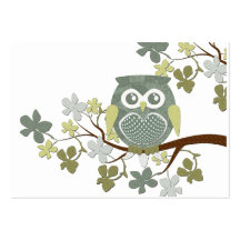 Polka Tree Owl Business Card