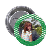Polkadot Frame in green Buttons