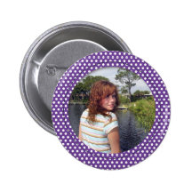 Polkadot Frame purple Pins