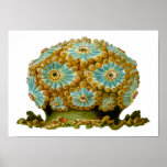 Polycyclus cyaneus, Ernst Haeckel Poster