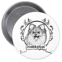 POMERANIAN BUTTON