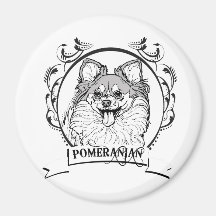 POMERANIAN REFRIGERATOR MAGNET