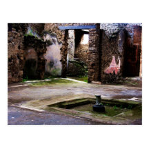 Pompeii - Inner court of ancient Pompeiian house Postcards