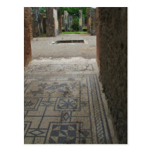 Pompeii Mosaic Floor Postcards