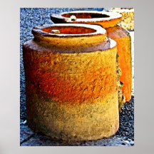 Pompeii Pots Poster