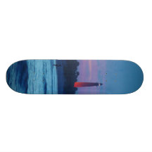 Ponce de Leon Inlet Lighthouse Dusk Skateboard