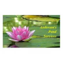 Pond Services Business Card