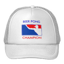 PONG, BEER PONG , CHAMPION MESH HAT