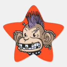 Ponkey Star Stickers