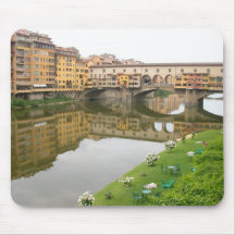 Ponte Vecchio Bridge Mouse Mat