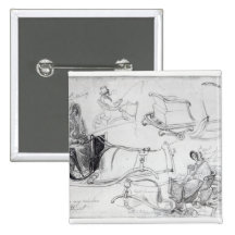 Pony and Traps on Francis Street, London, 1835 Pins