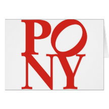 Pony Greeting Cards