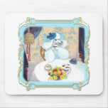 Poodle Cupcake Tea Party Mousepad